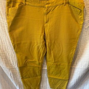 Old Navy Mustard Pixie Pants